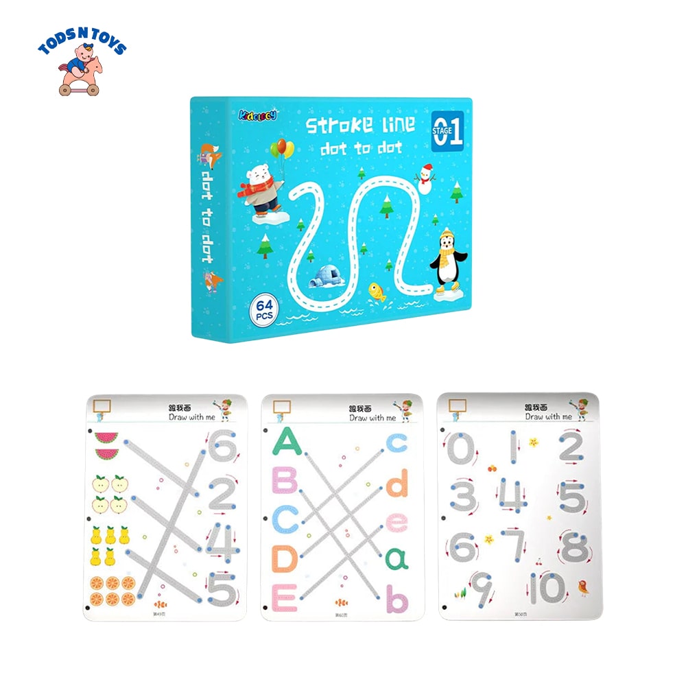 Reusable Learning Tracing Book (64 Pages) – Tods N Toys