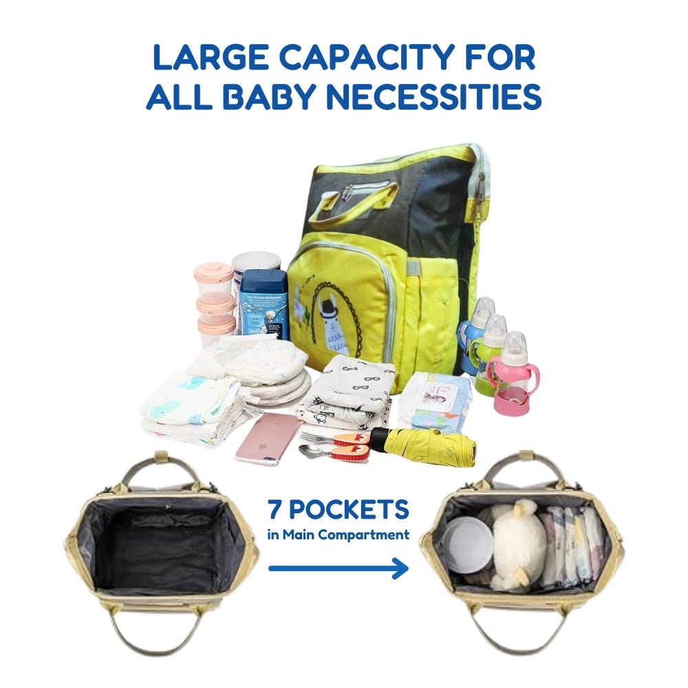 Baby Diaper Bag with Changing Station & Mosquito net